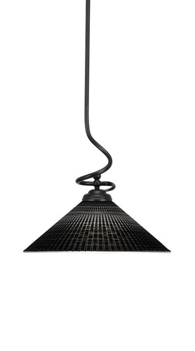 Capri 1 Light Pendant In Matte Black (900-MB-4019)