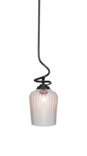 Capri 1 Light Pendant In Matte Black (900-MB-4280)