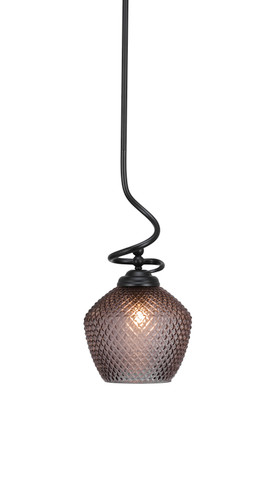 Capri 1 Light Pendant In Matte Black (900-MB-4922)