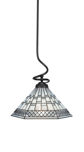 Capri 1 Light Pendant In Matte Black (900-MB-910)