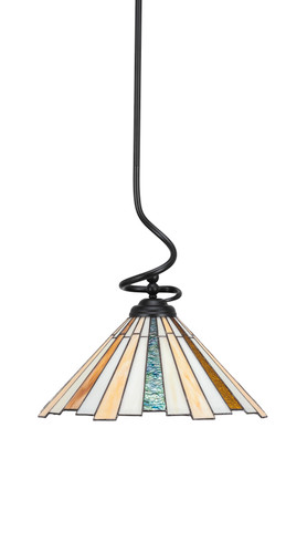 Capri 1 Light Pendant In Matte Black (900-MB-933)
