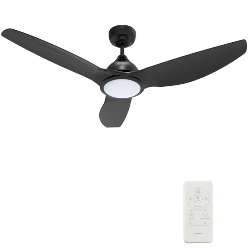 Cranston 52" Black Smart Ceiling Fan With Light Kit (VS523K-L12-B2-1)