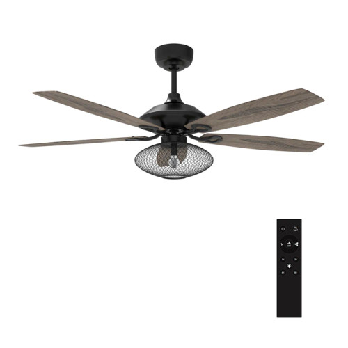 Karson 56" Black Ceiling Fan With Light Kit (VC565D1-L16-BG-1)