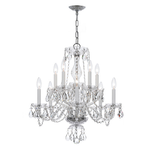 Traditional Crystal 6 Light Chrome Chandelier (5086-CH-CL-S)