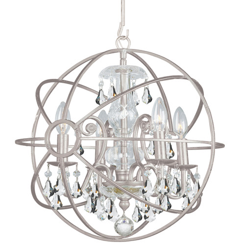 Solaris 4 Light Silver Mini Chandelier (9025-OS-CL-S)