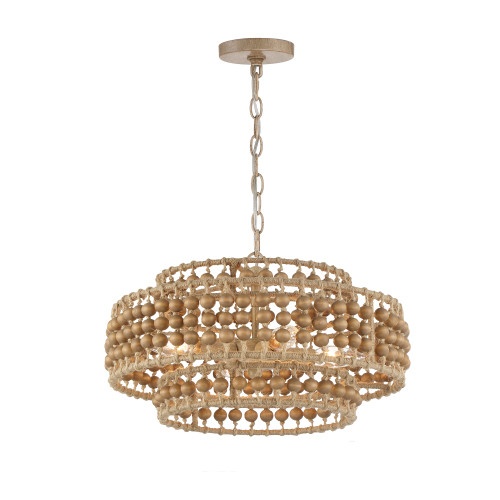 Silas 3 Light Burnished Silver Chandelier (SIL-B6003-BS)