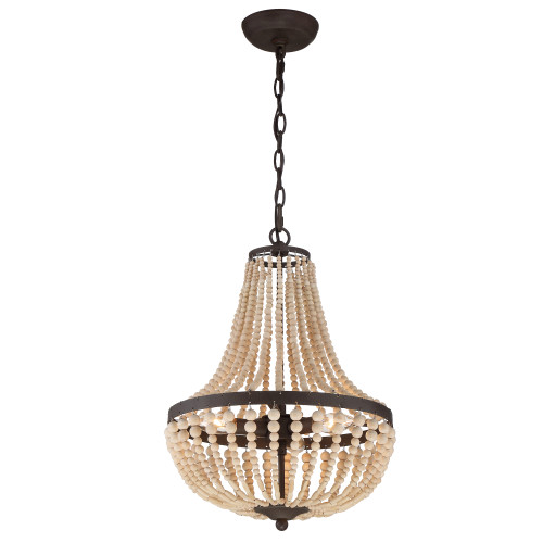 Rylee 3 Light Forged Bronze Chandelier (603-FB)