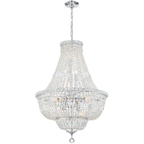 Roslyn 9 Light Polished Chrome Chandelier (ROS-A1009-CH-CL-MWP)