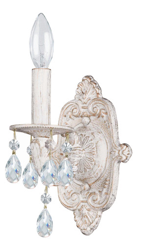 Paris Market 1 Light White Sconce (5021-AW-CL-SAQ)