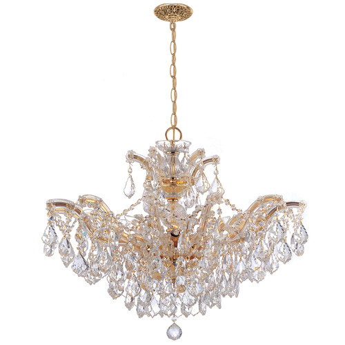 Maria Theresa 6 Light Gold Chandelier (4439-GD-CL-MWP)