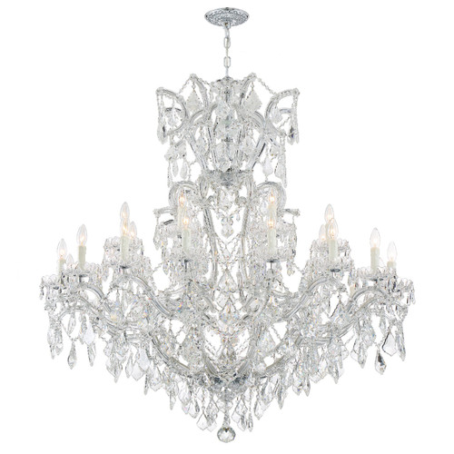 Maria Theresa 25 Light Chrome Chandelier (4424-CH-CL-SAQ)