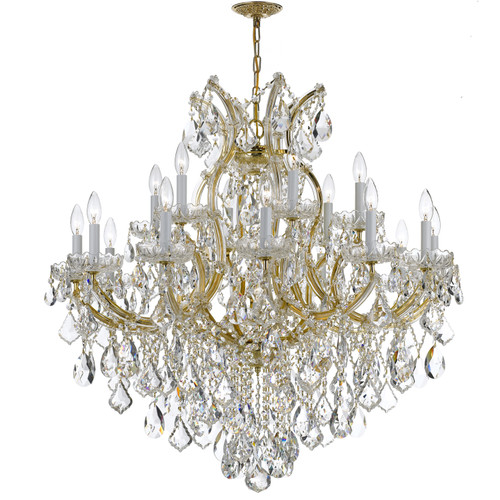 Maria Theresa 19 Light Gold Chandelier (4418-GD-CL-SAQ)