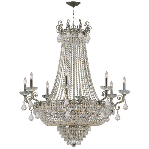 Majestic 20 Light Historic Brass Chandelier (1488-HB-CL-MWP)