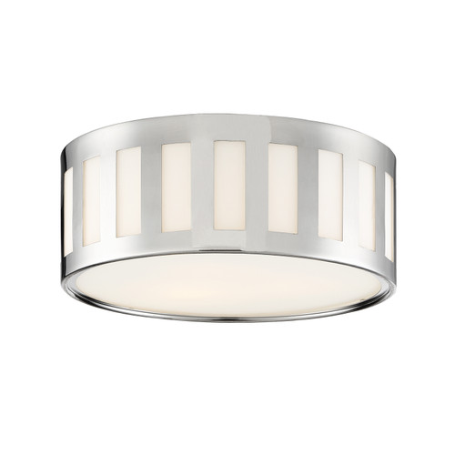 Kendal 3 Light Polished Nickel Flush Mount (KEN-2203-PN)