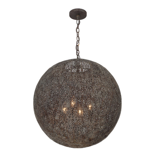 Jasmine 4 Light Forged Bronze Chandelier (JAS-A5014-FB)