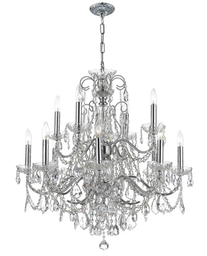 Imperial 12 Light Polished Chrome Chandelier (3228-CH-CL-S)