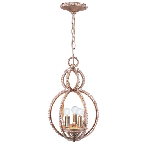 Garland 3 Light Crystal Bead Mini Chandelier (6760-DT)