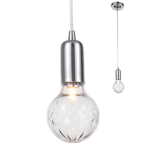 Essex 1 Light Polished Chrome Pendant (200-CH)
