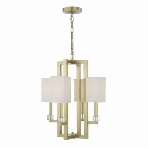 Dixon 4 Light Polished Nickel Chandelier (8884-AG)