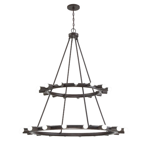 Dakota 33 Light Bronze Chandelier (9049-CZ)