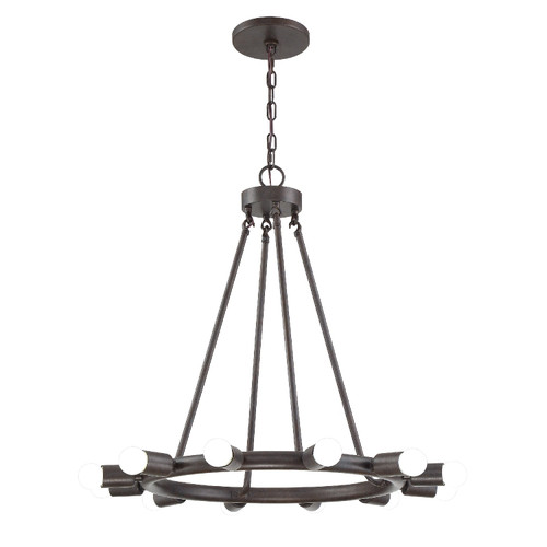 Dakota 12 Light Bronze Chandelier (9045-CZ)