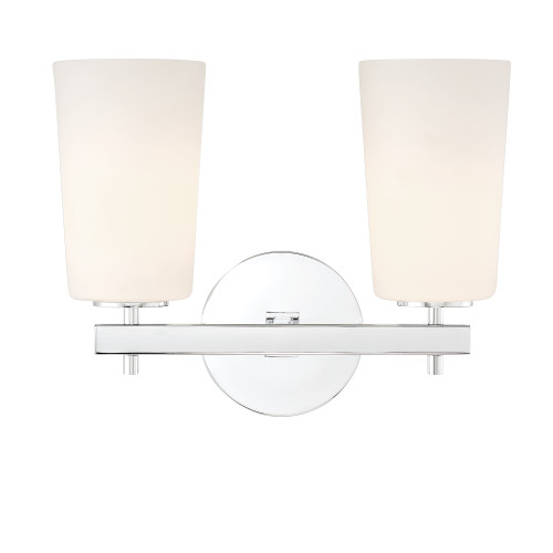 Colton 2 Light Polished Chrome Sconce (COL-102-CH)