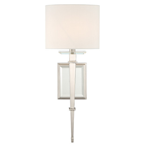 Clifton 1 Light Polished Nickel Sconce (CLI-231-PN)