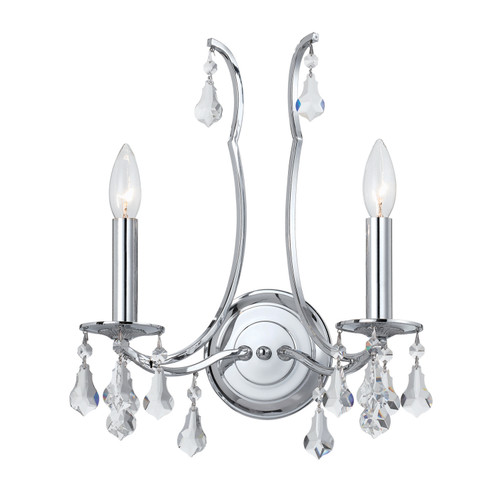 Cedar 2 Light Polished Chrome Sconce (5932-CH-CL-MWP)