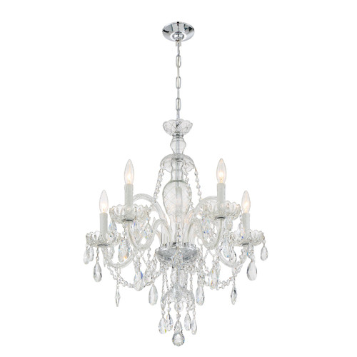 Candace 5 Light Polished Chrome Chandelier (CAN-A1306-CH-CL-MWP)
