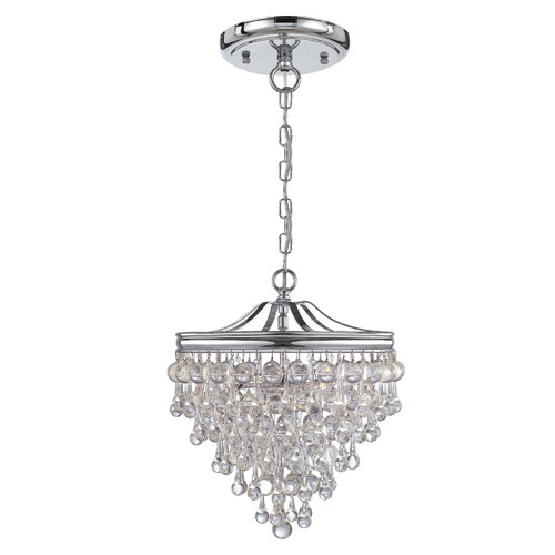 Crystorama Calypso 3 Light Chandelier (130-CH)