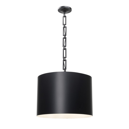 Brian Patrick Flynn 6 Light Black & White Chandelier (8686-MK-WH)