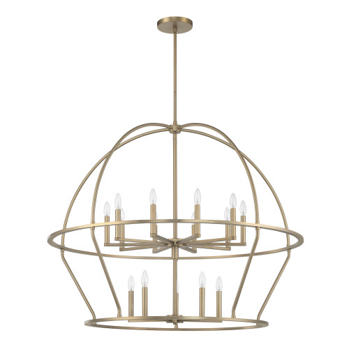 Abbott 15 Light Vibrant Gold Chandelier (ABB-3029-VG)