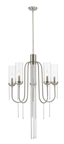 Z-Lite Siena 5 Light Chandelier in Brushed Nickel (433-5BN)