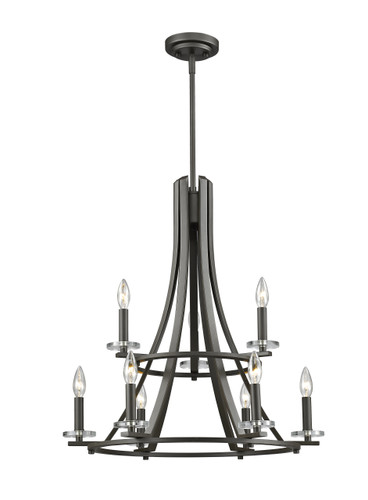 Verona 9 Light Chandelier in Bronze (2010-9BRZ)