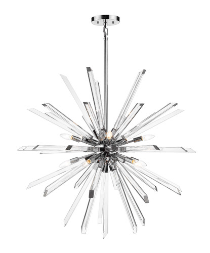 Burst 10 Light Chandelier in Chrome (4003-10CH)