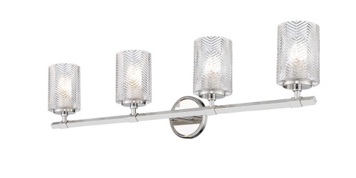 Dover Street 4 Light Vanity in Polished Nickel (1934-4V-PN)