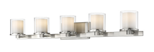 Schema 5 Light Vanity in Brushed nickel (1918-5V-BN-LED)