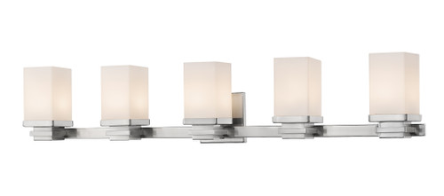 Avige  5 Light Vanity  in Brushed Nickel (1916-5V-BN-LED)