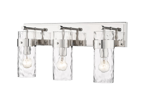 Z-Lite Fontaine 3 Light Vanity in Polished Nickel (3035-3V-PN)
