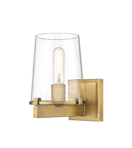 Callista 1 Light Vanity in Rubbed Brass (3032-1V-RB)