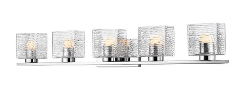 Barrett 5 Light Vanity in Chrome  (336-5V-CH-LED)