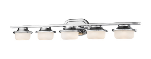 Optum  5 Light Vanity in Chrome (1917-5V-CH-LED)