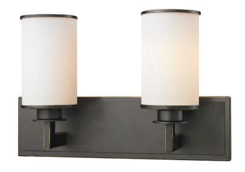 Savannah 2 Light Vanity in Olde Bronze (413-2V)