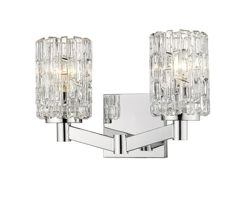 Aubrey 2 Light Vanity in Chrome (1931-2V-CH)