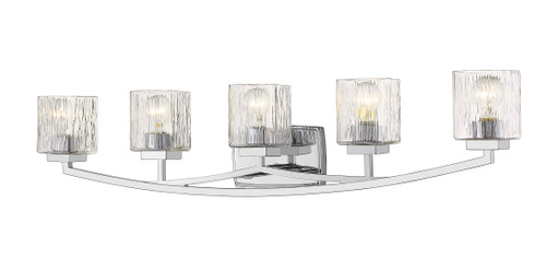 Zaid 5 Light Vanity in Chrome (1929-5V-CH)