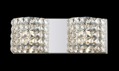 Panache 2 Light Vanity In Chrome (867-2V)