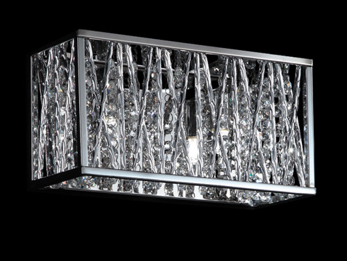 Terra 2 Light Vanity in Chrome (872CH-2V)