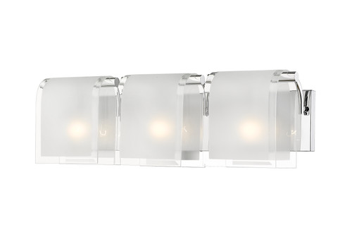 Zephyr 3 Light Vanity  in Chrome (169-3V)