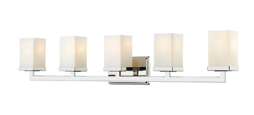 Tidal 5 Light Vanity  in Chrome (1901-5V)