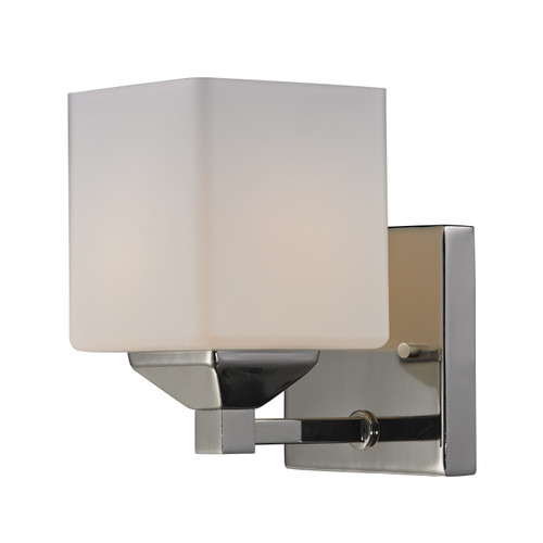 Quube 1 Light Vanity in Chrome (2105-1V)